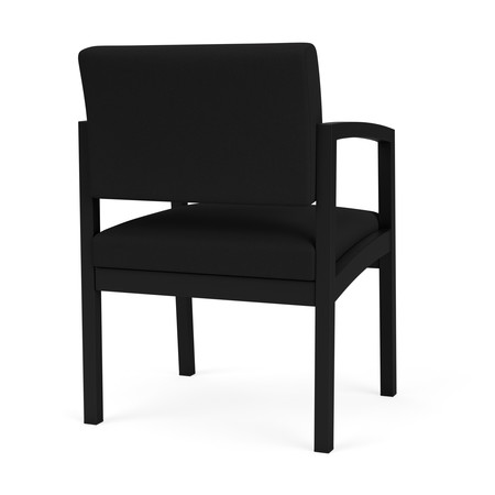 Lesro Black/OnyxGuest Chair, 22.5W24.5L32H, FabricSeat, Lenox SteelSeries LS1101